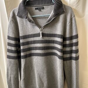 Tahari Men's 1/4 Zip Sweater
